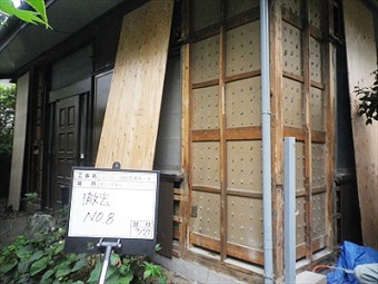 外壁補強で住みながらの耐震補強工事 外壁補強で住みながらの耐震補強工事